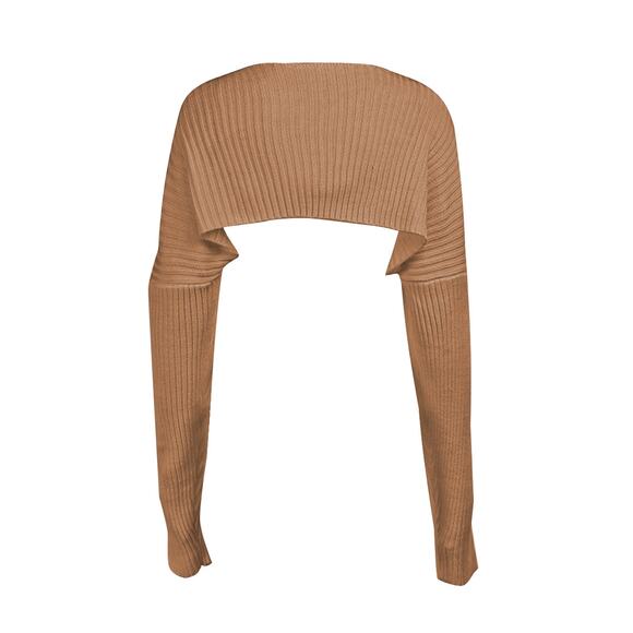 Cropped Knit Bolero Cardigan - Picture 3 of 4